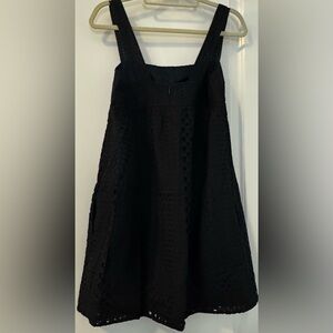 Vince Black Sleeveless Mini Dress